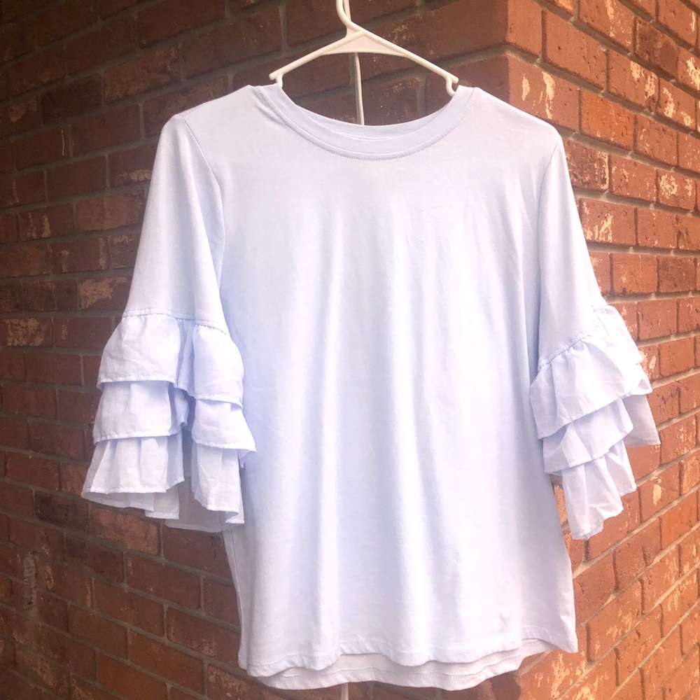 H&M Pale Blue Top